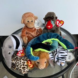 Jungle Ty Beanie Baby Lot